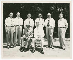 Photograph of the senior officers of the Atlanta Life Insurance Company