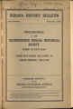 Indiana History Bulletin, volume 03 extra number 01: Proceedings of the Southwestern Indiana Historical Society during its sixth year; papers read before the society at various meetings 1920-1925