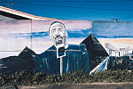 MLK Jr. mural on Alley W. of S. Avalon Blvd. S. of E. Colden, LA, 1998