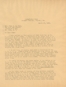 Letter from W. E. B. Du Bois to Nina Du Bois