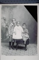 Three African American children