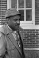 Scott B. Smith of SNCC standing in front of the Barbour County courthouse in Eufaula, Alabama.