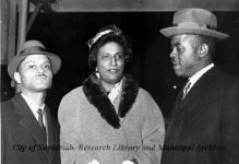 Constance Baker Motley with Two Men