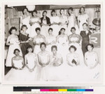 Group of young women [at social event?], Oakland, Calif