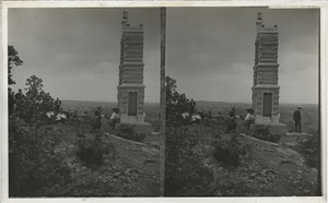 From Little Round Top over wheat field, where second day's battle fiercely surged. [Active no. 5550 : stereo interpositive.]