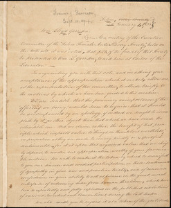 Thumbnail for Letter from Salem Female Anti-slavery Society, Salem, [Massachusetts], to William Lloyd Garrison, 1838 January 4