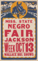 Mississippi State Negro Fair in Jackson (Oct 13)