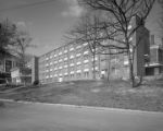 New buildings on the campus of Tuskegee Institute in Tuskegee, Alabama.