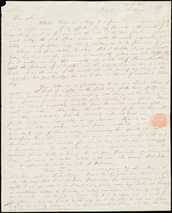 Letter from William Lloyd Garrison, Freedom's Cottage, Roxbury, [Mass.], to Anna Elizabeth Benson, [Oct.? 1834]