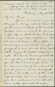 Letter to] My dear Fanny [manuscript