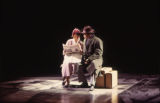 Seneka L. Johnson and Freeman Coffey in a scene from the play Paul Robeson all-American