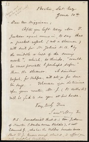 Letter to] Dear Mr. Higginson [manuscript