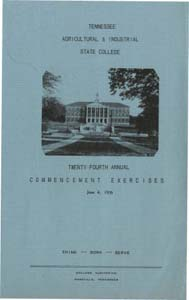 Commencement Program, 1936