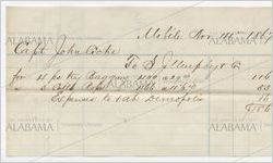 Receipt for payment from John Cocke to S. J. Murphy and Company, Mobile, Alabama, November 14, 1867