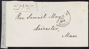 Letter from William Lloyd Garrison, Roxbury, [Mass.], to Samuel May, July 23, 1875