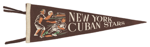 Pennant for the New York Cuban Stars