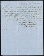 Letter to] Respected Friend & Brother in the good cause [manuscript