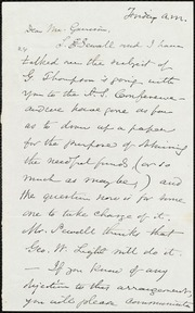 Letter to] Dear Mr. Garrison [manuscript