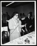 9 unidentified people at a COGIC recognition meal, Chicago