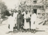 Mothers of the Church in front of Pleasant Grove Missionary Baptist Church