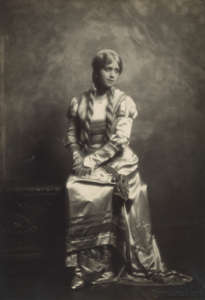 Lillian Evanti wears opera costume from Rigoletto