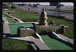 Texas State Capital, Stewart Beach mini golf seawall, Galveston, Texas