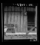 Detail of Negro sharecropper's porch. Washington County, Mississippi