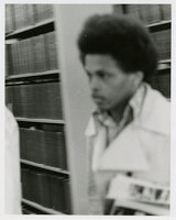 Black student protest in Wilbur Cross Library