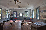 View inside the one-room St. Joseph Parish School for African-American Children at the Walter Jones Historical Park, a living-history village operated by the Mandarin Museum Historical Society in Jacksonville, Florida, in the northeastern corner of that state