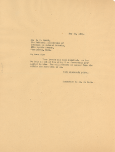 Letter from unidentified correspondent to The National Association of Teachers in Colored Schools