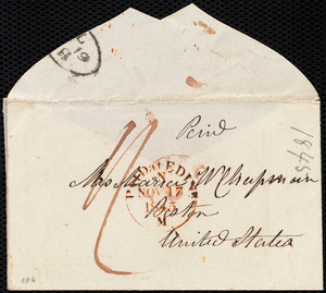 Thumbnail for Letter from Mrs. Mary Welsh, 7 Montpelier, Edin[burgh], [Scotland], to Maria Weston Chapman, Nov'r 17th, 1845