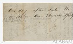 Receipt for payment from John R. Cocke to Charles Whelan, July 28, 1854