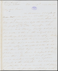 Thumbnail for Letter from Henry Wigham, Edinburgh, [Scotland], to William Lloyd Garrison, 1850 [July] 16