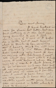 Letter from Deborah Weston to Mary Weston, [1837? Jan.?]