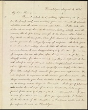 Letter to] My dear Henry [manuscript