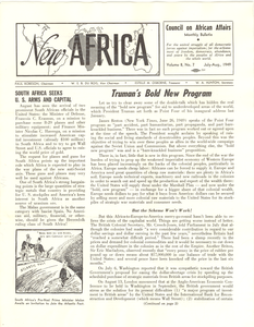 New Africa volume 8, number 7