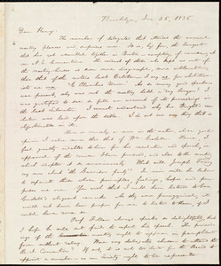 Thumbnail for Letter from William Lloyd Garrison, Brooklyn, [Conn.], to Henry Egbert Benson, Jan. 26, 1836