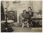 Photograph: Portrait, Woman And Child On Sofa