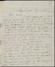 Letter to] Dear Caroline [manuscript