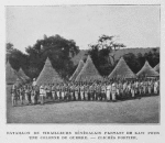 Bataillon de tirailleurs Sénégalais partant de Kati pour une colonne de guerre