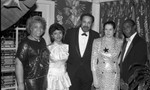 Jessie Mae Beavers posing with others at an event, Los Angeles, 1987