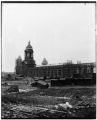 View of the Machinery building during construction