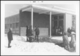 Playing in the Snow at Harrison Elementary School