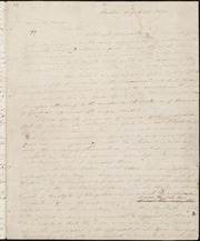 Letter to] Rev. J. A. James, Dear Sir [manuscript