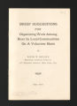 Correspondence, Reports, and Minutes. Policy correspondence, reports, and publications, 1891-1940. (Box 1, Folder 9).