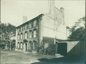 Thumbnail for Exterior view of the west facade, Royall House, Medford, Mass., undated