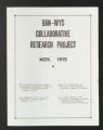 Thumbnail for Committee, Program, and Conference Files. National Conference of Black and Non-White YMCA Laymen and Staff (BAN-WYS): Reports and conference materials, 1969-1978. (Box 6, Folder 5)