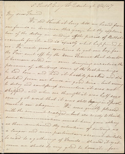 Letter from Jane Wigham, 5 South Gray St[reet], Edinburgh, [Scotland], to Maria Weston Chapman, 1/4/[18]47