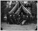 [Petersburg, Va. Surgeons of 3d Division before hospital tent]