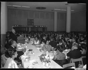 Howard U[niversity] Charter Day Exercises in Auditorium, March 1964 [cellulose acetate photonegative]